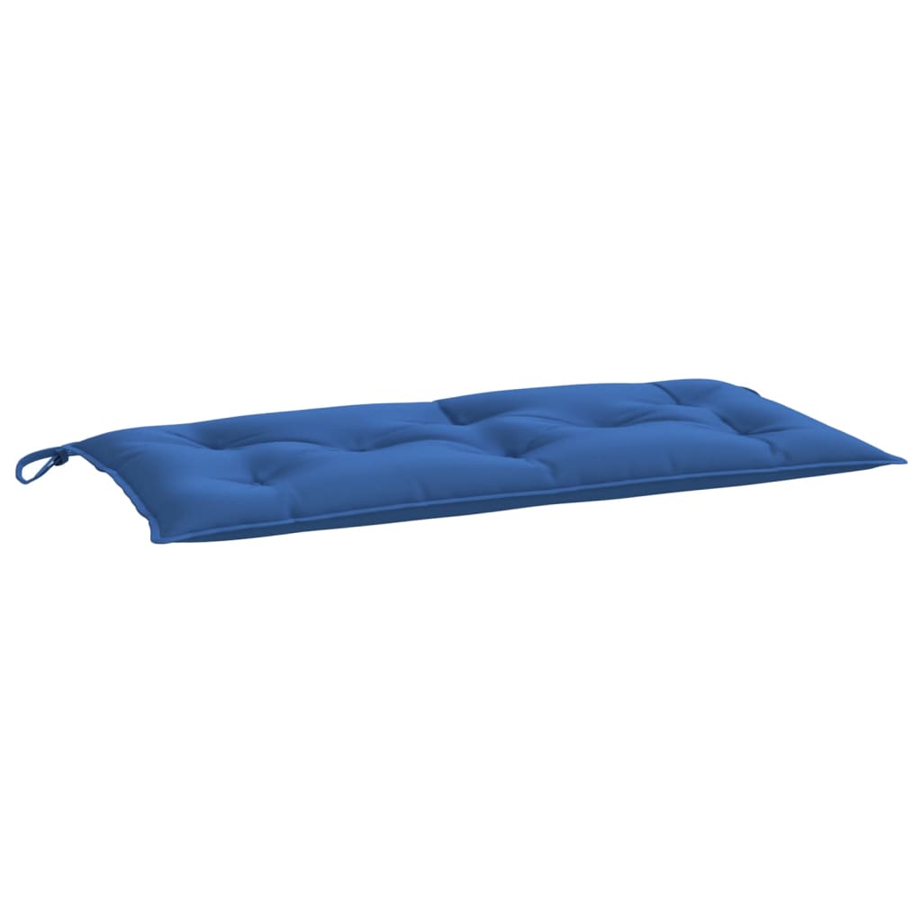 Coussin de banc de jardin bleu 110x50x7 cm tissu oxford