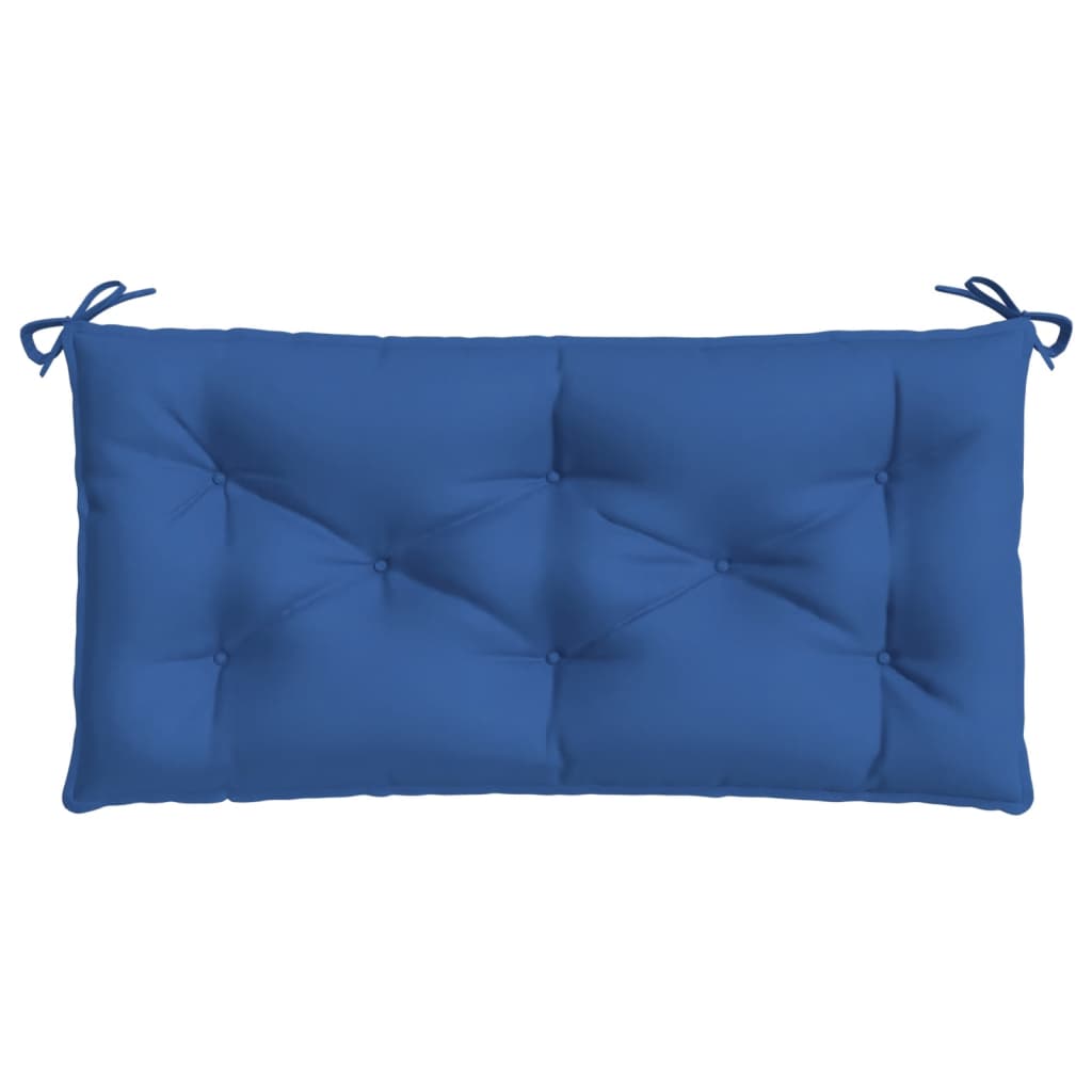 Coussin de banc de jardin bleu 110x50x7 cm tissu oxford