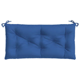 Coussin de banc de jardin bleu 110x50x7 cm tissu oxford