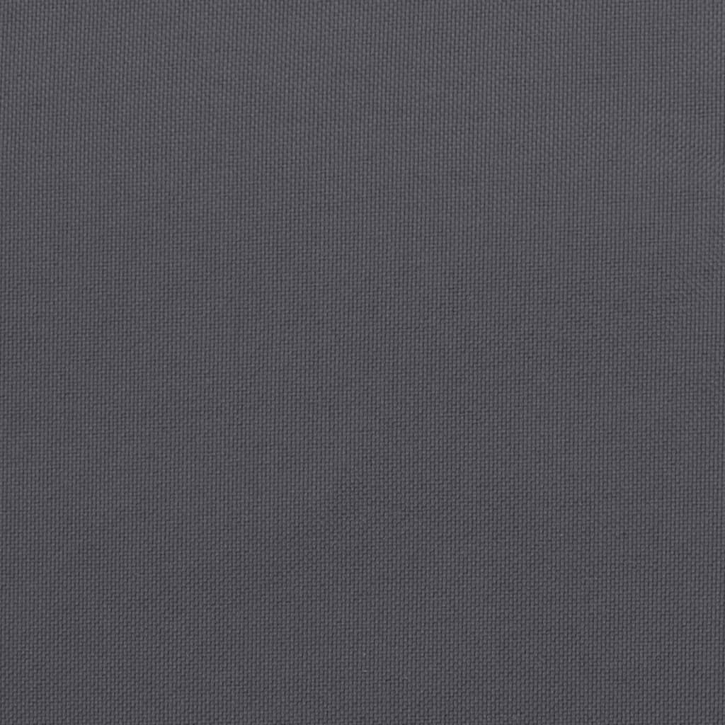 Coussin rond anthracite Ø 100 x11 cm tissu oxford