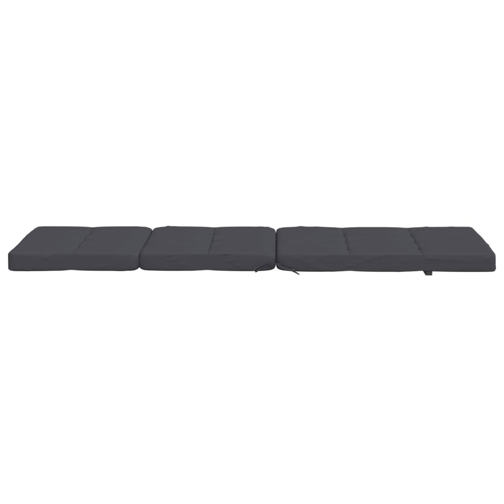 Coussins de chaise longue lot de 2 anthracite tissu oxford