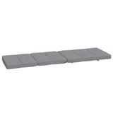 Coussins de chaise longue lot de 2 gris tissu oxford