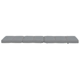 Coussins de chaise longue lot de 2 gris tissu oxford