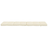 Coussins de chaise longue lot de 2 crème tissu oxford