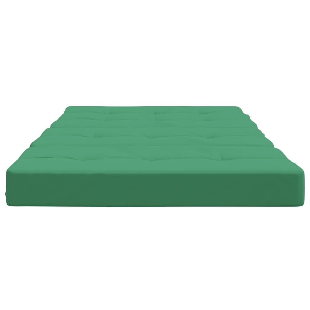 Coussins de chaise longue lot de 2 vert tissu oxford