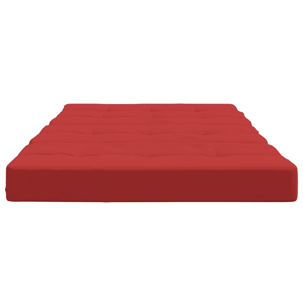 Coussins de chaise longue lot de 2 rouge tissu oxford