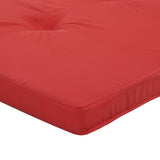 Coussins de chaise longue lot de 2 rouge tissu oxford