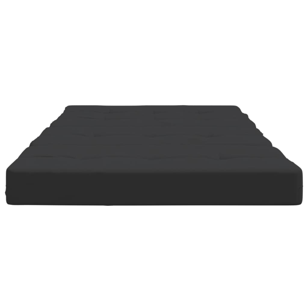 Coussins de chaise longue lot de 2 noir tissu oxford