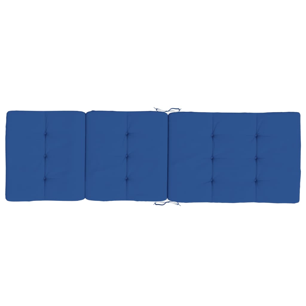 Coussins de chaise longue lot de 2 bleu royal tissu oxford