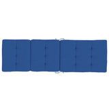 Coussins de chaise longue lot de 2 bleu royal tissu oxford