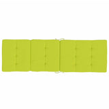 Coussins de chaise longue lot de 2 vert vif tissu oxford