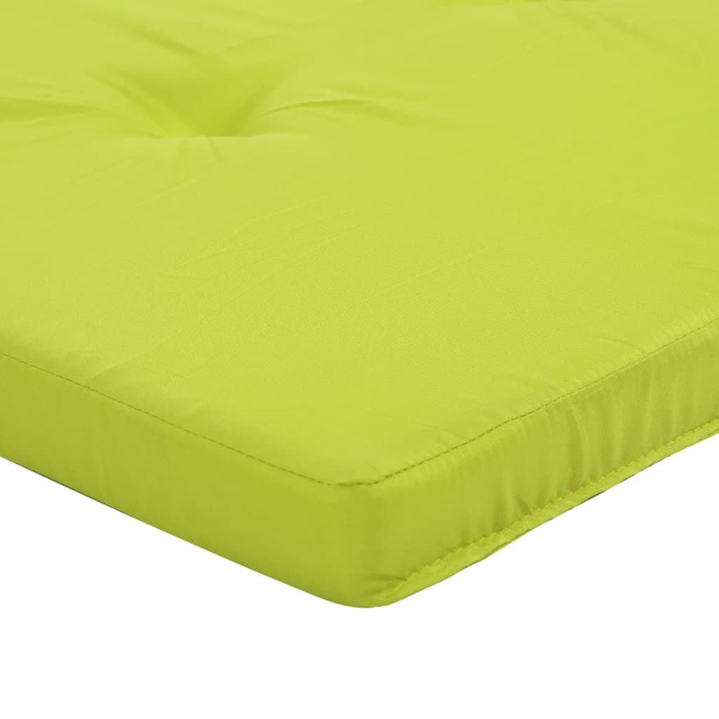 Coussins de chaise longue lot de 2 vert vif tissu oxford