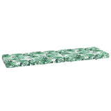 Coussins de chaise longue lot de 2 motif de feuilles