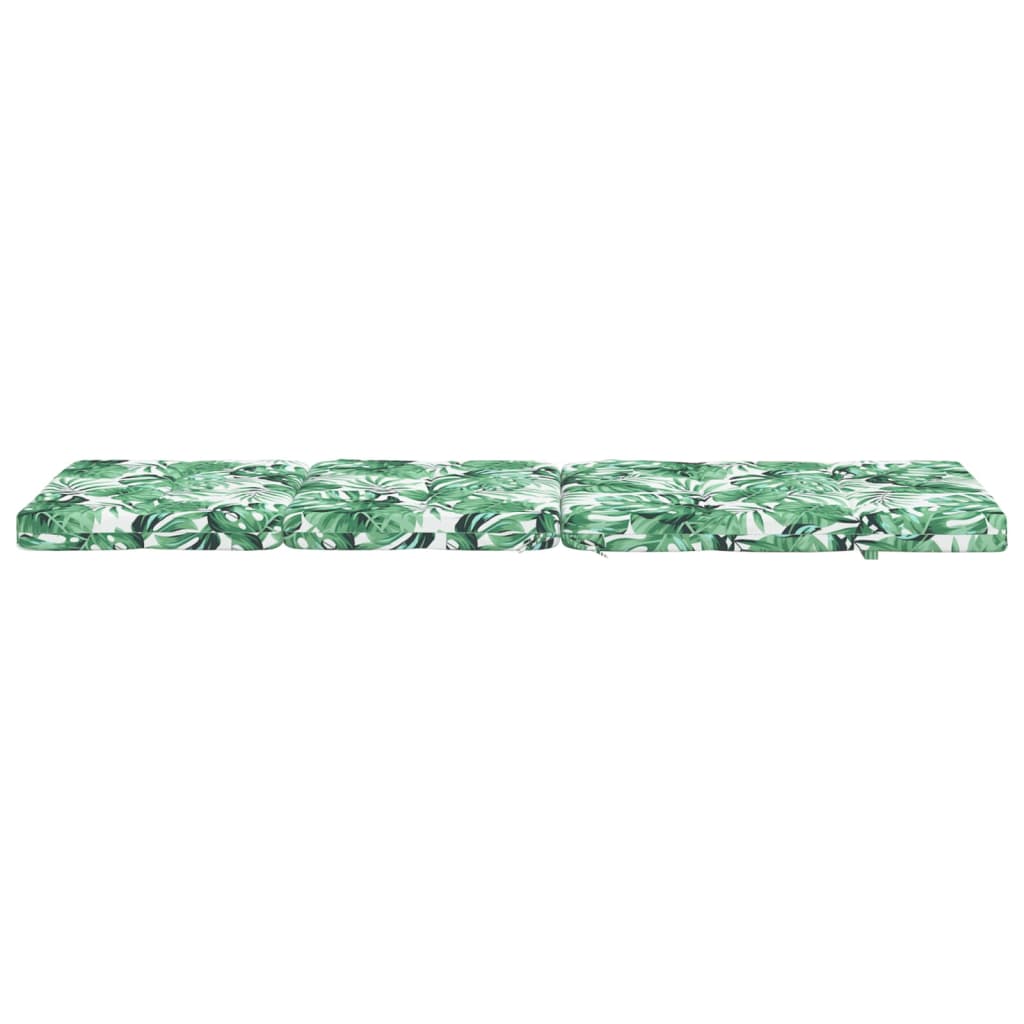 Coussins de chaise longue lot de 2 motif de feuilles