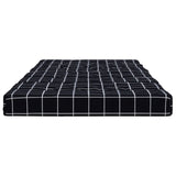 Coussins de chaise longue lot de 2 noir motif à carreaux