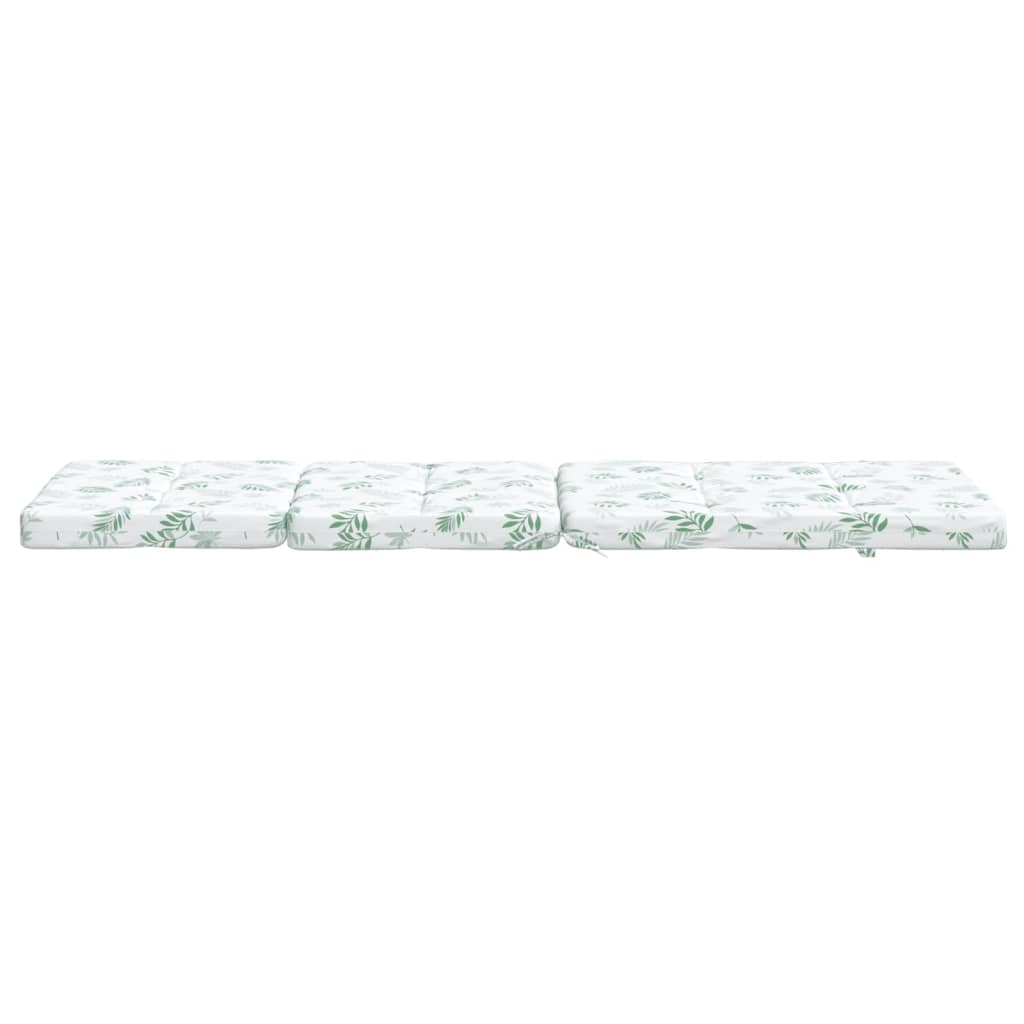 Coussins de chaise longue lot de 2 motif de feuilles