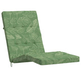 Coussins de chaise longue lot de 2 motif de feuilles