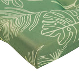 Coussins de chaise longue lot de 2 motif de feuilles