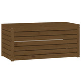 Ensemble de boîtes de jardin 4 pcs marron miel bois pin massif