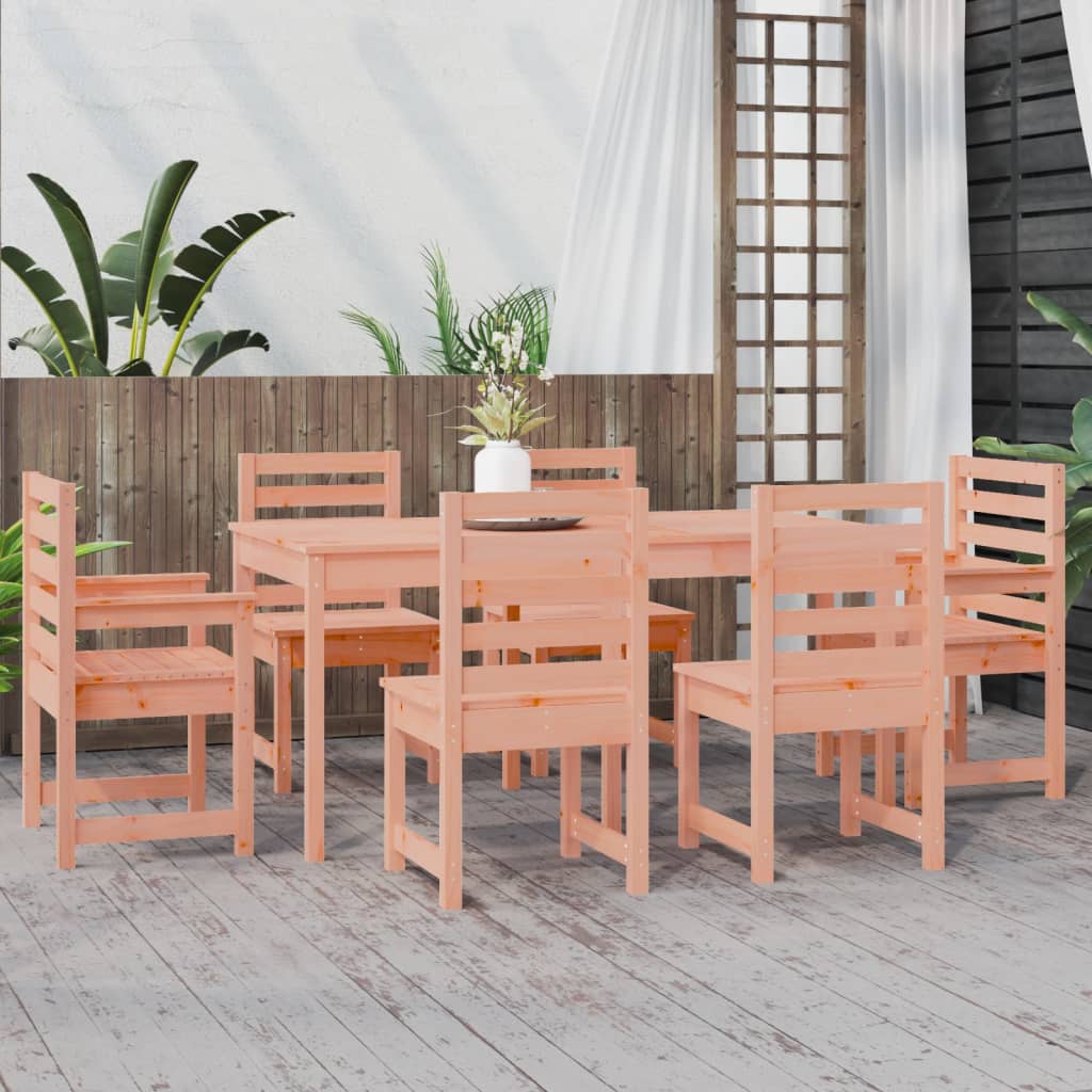 Ensemble à manger de jardin 7 pcs bois massif Douglas