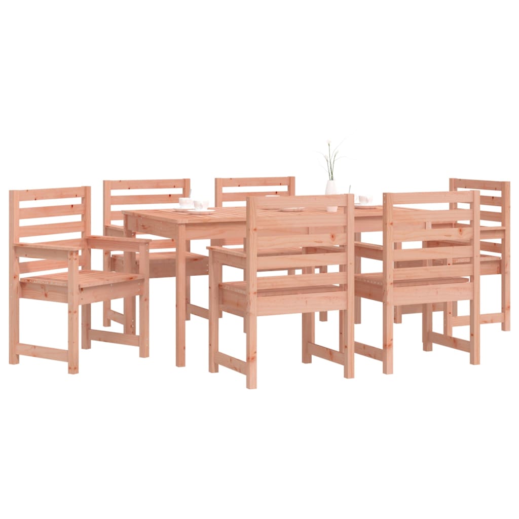 Ensemble à manger de jardin 7 pcs bois massif Douglas