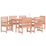 Ensemble à manger de jardin 7 pcs bois massif Douglas