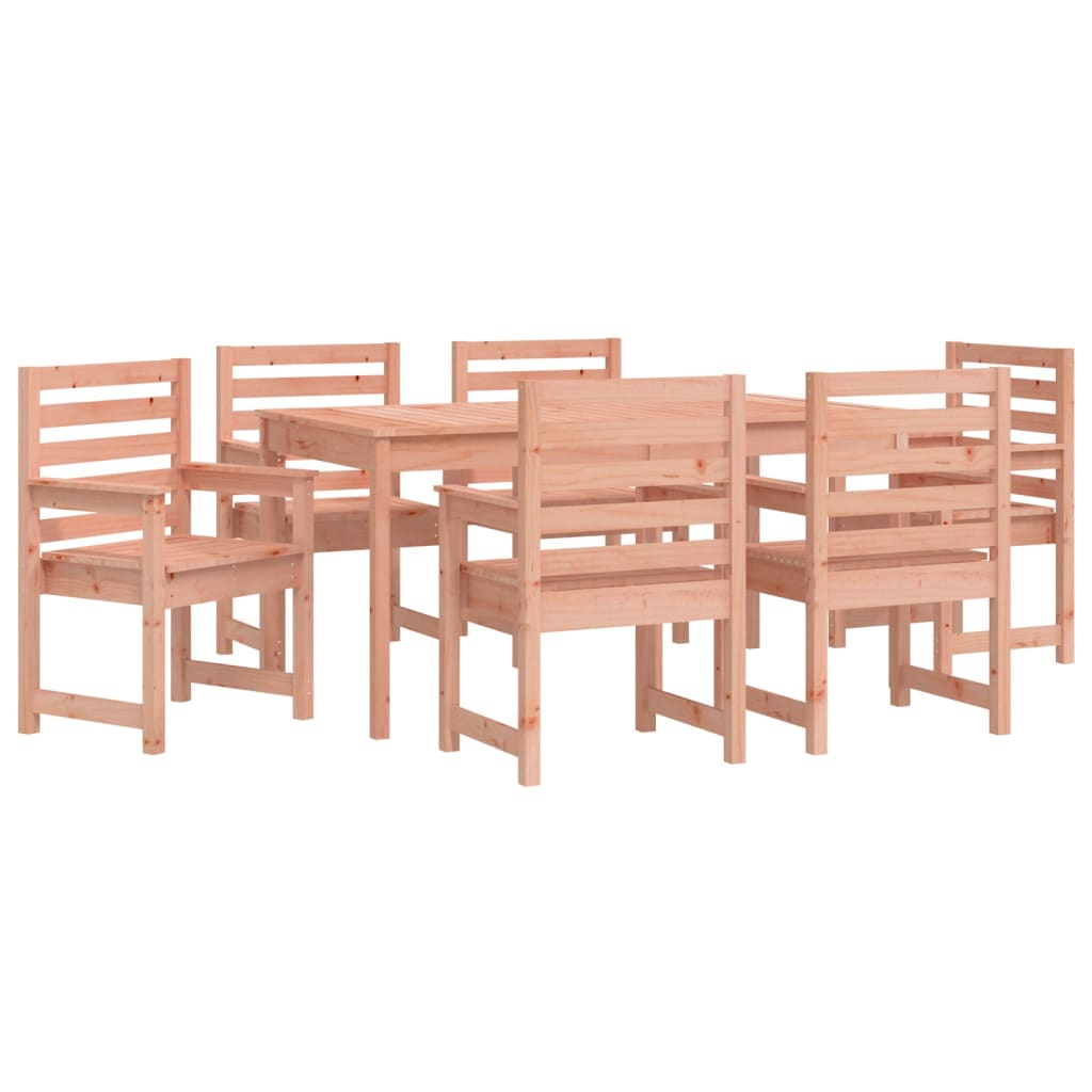 Ensemble à manger de jardin 7 pcs bois massif Douglas