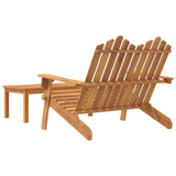 Ensemble de salon de jardin Adirondack 2 pcs bois acacia solide