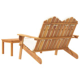 Ensemble de salon de jardin Adirondack 2 pcs bois acacia solide