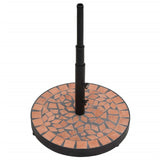 Base de parasol terre cuite rond 12 kg