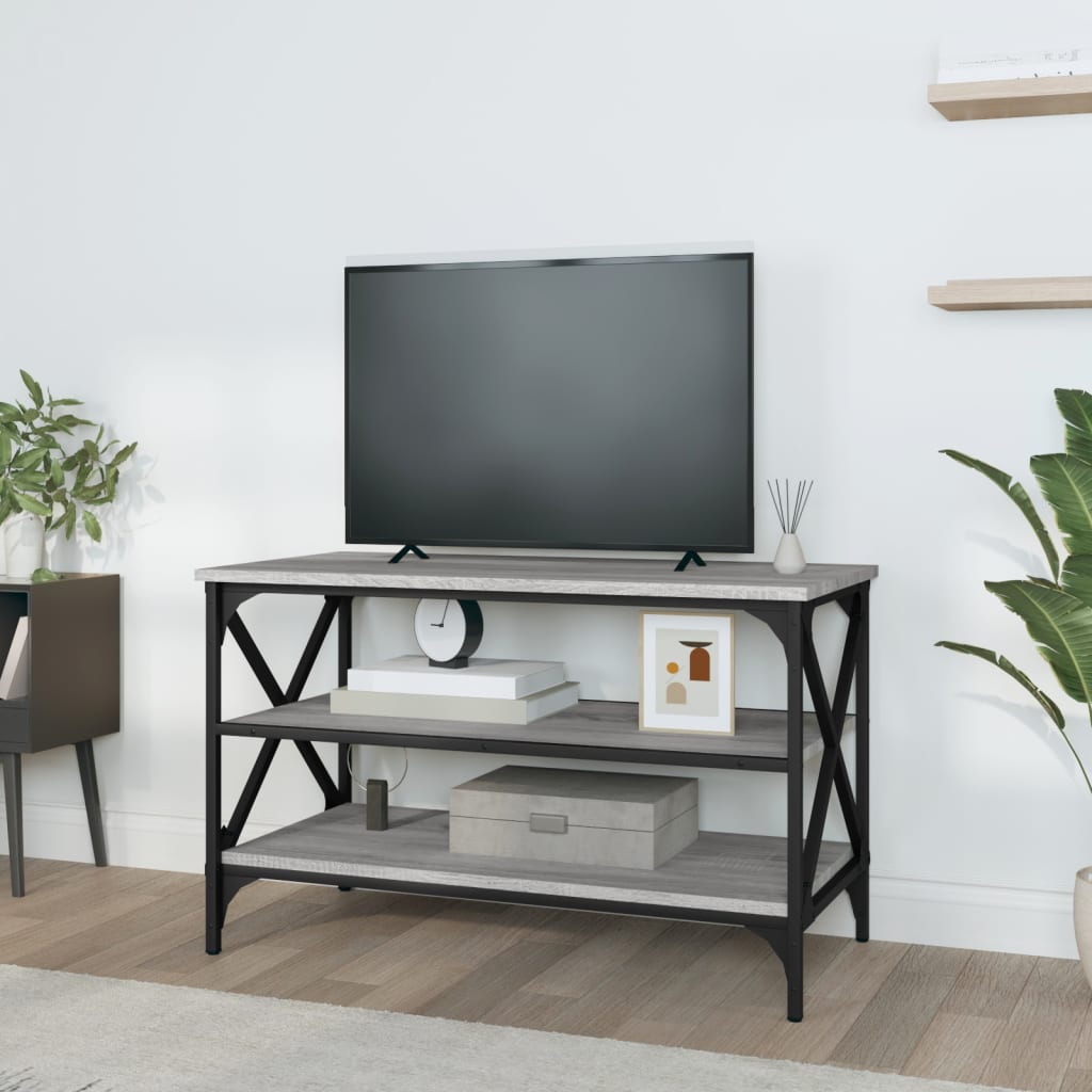 Meuble TV Sonoma gris 80x40x50 cm Bois d'ingénierie