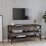 TV cabinet Smoked oak 100x40x50 cm Engineered wood