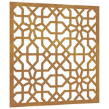 Garden wall decoration 55x55 cm corten steel Moorish design