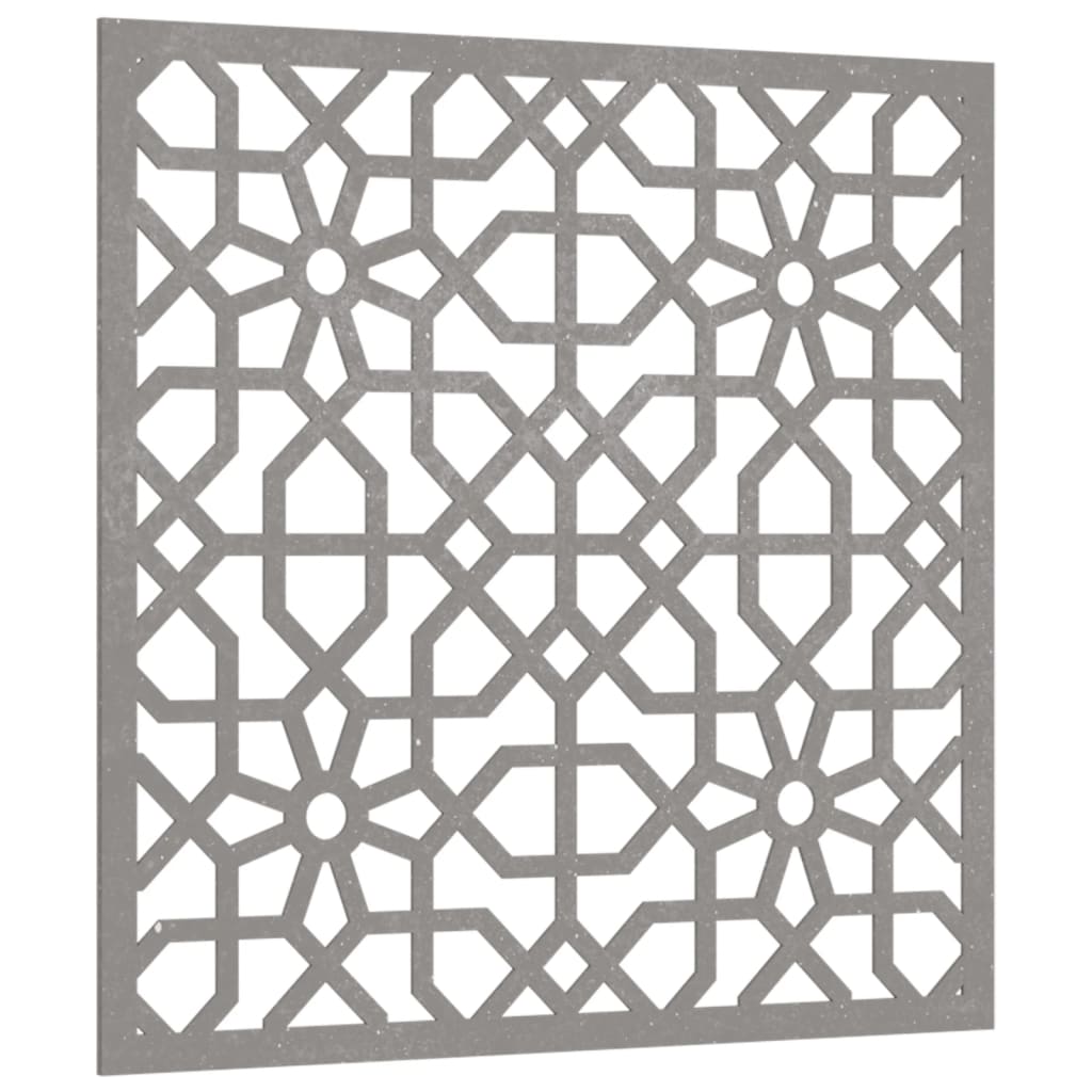 Garden wall decoration 55x55 cm corten steel Moorish design