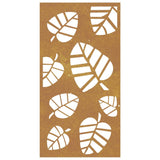 Garden wall decoration 105x55 cm corten steel leaf design