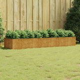 Raised garden bed 280x80x40 cm corten steel