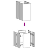 Jardinière 40x80x80 cm acier corten