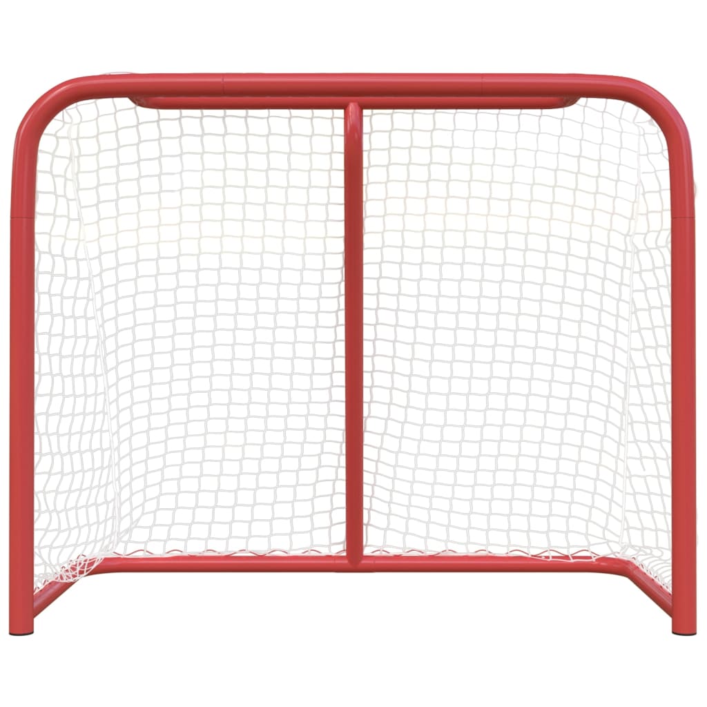 But de hockey rouge et blanc 183x71x122 cm polyester