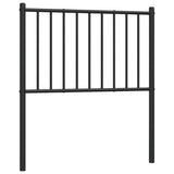 Tête de lit métal noir 75 cm