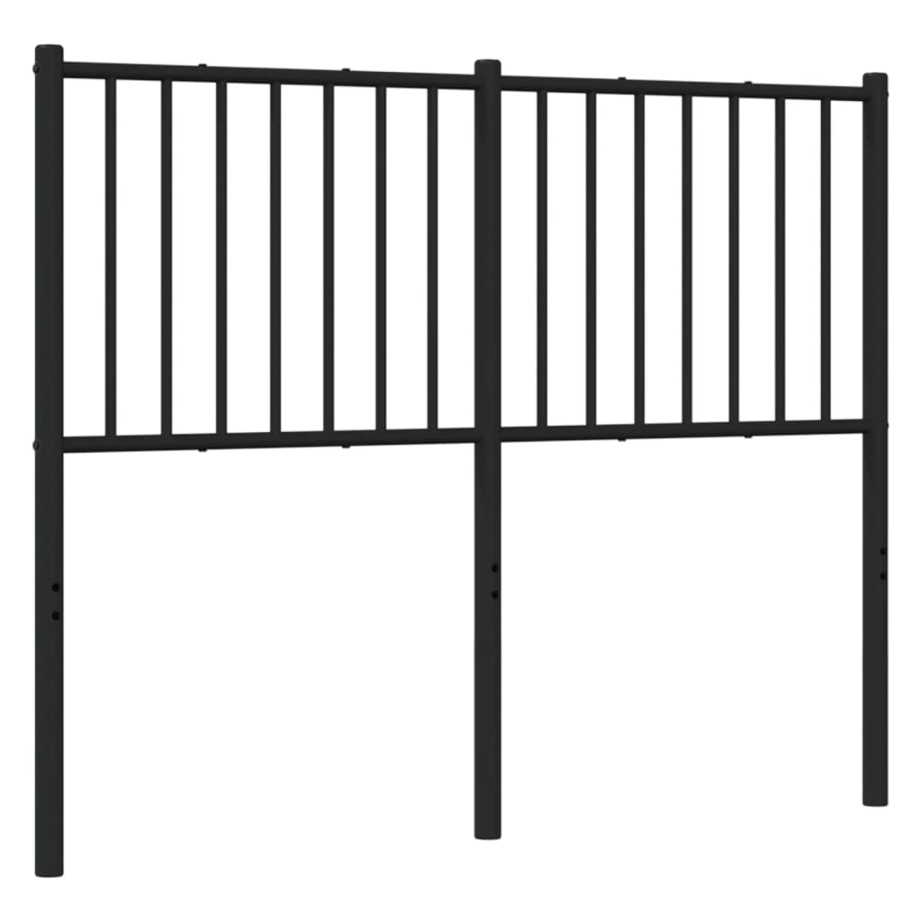 Tête de lit métal noir 120 cm