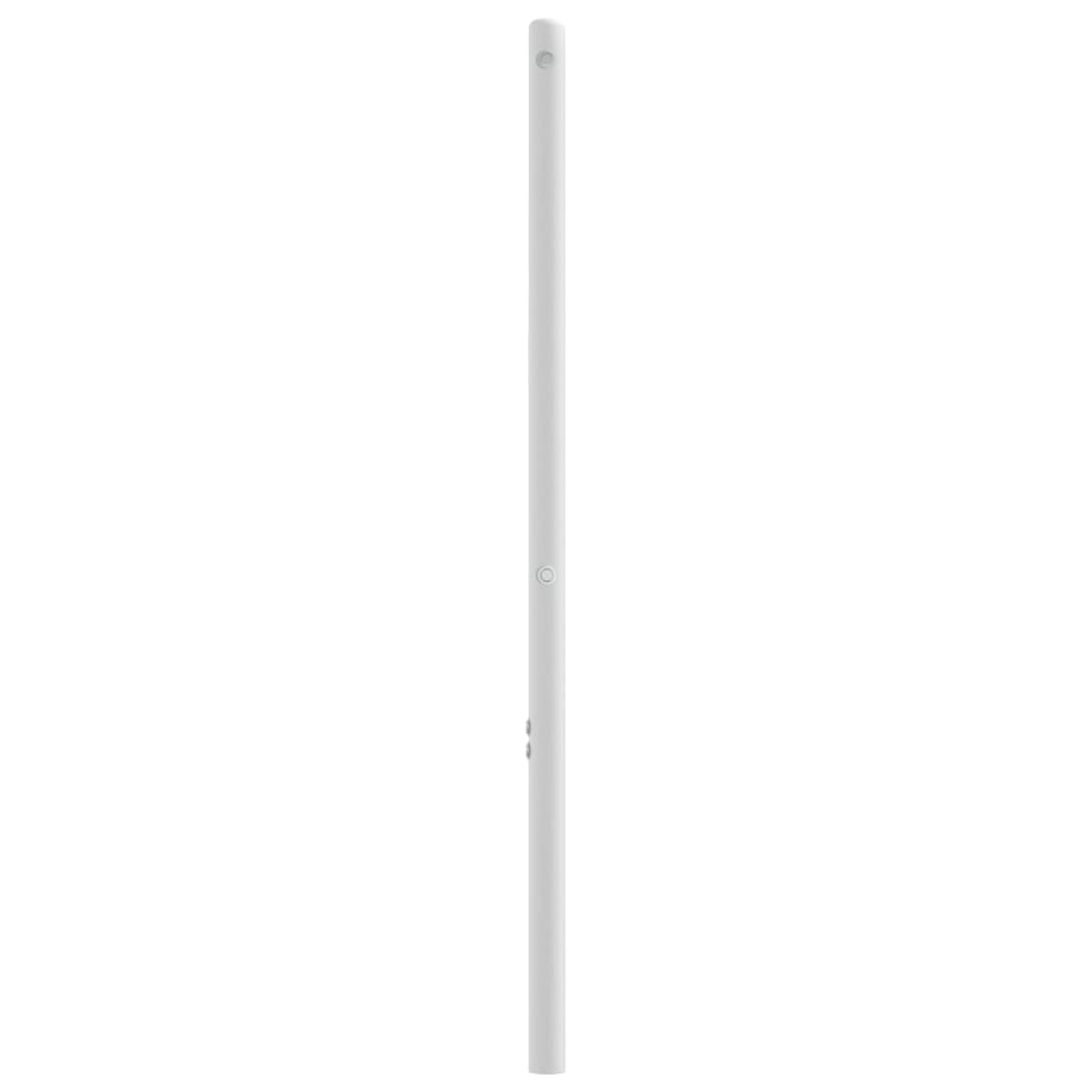 Tête de lit métal blanc 75 cm