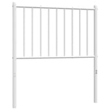 Tête de lit métal blanc 75 cm