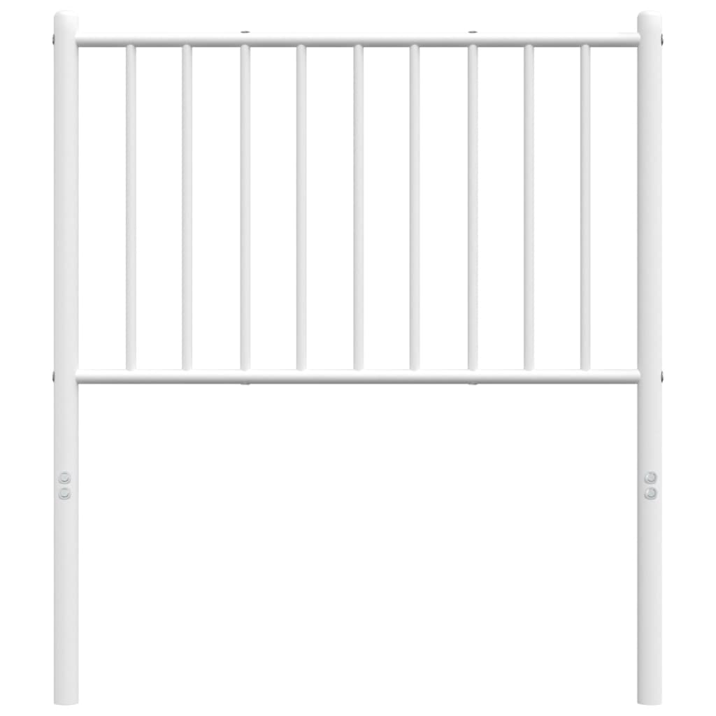 Tête de lit métal blanc 75 cm