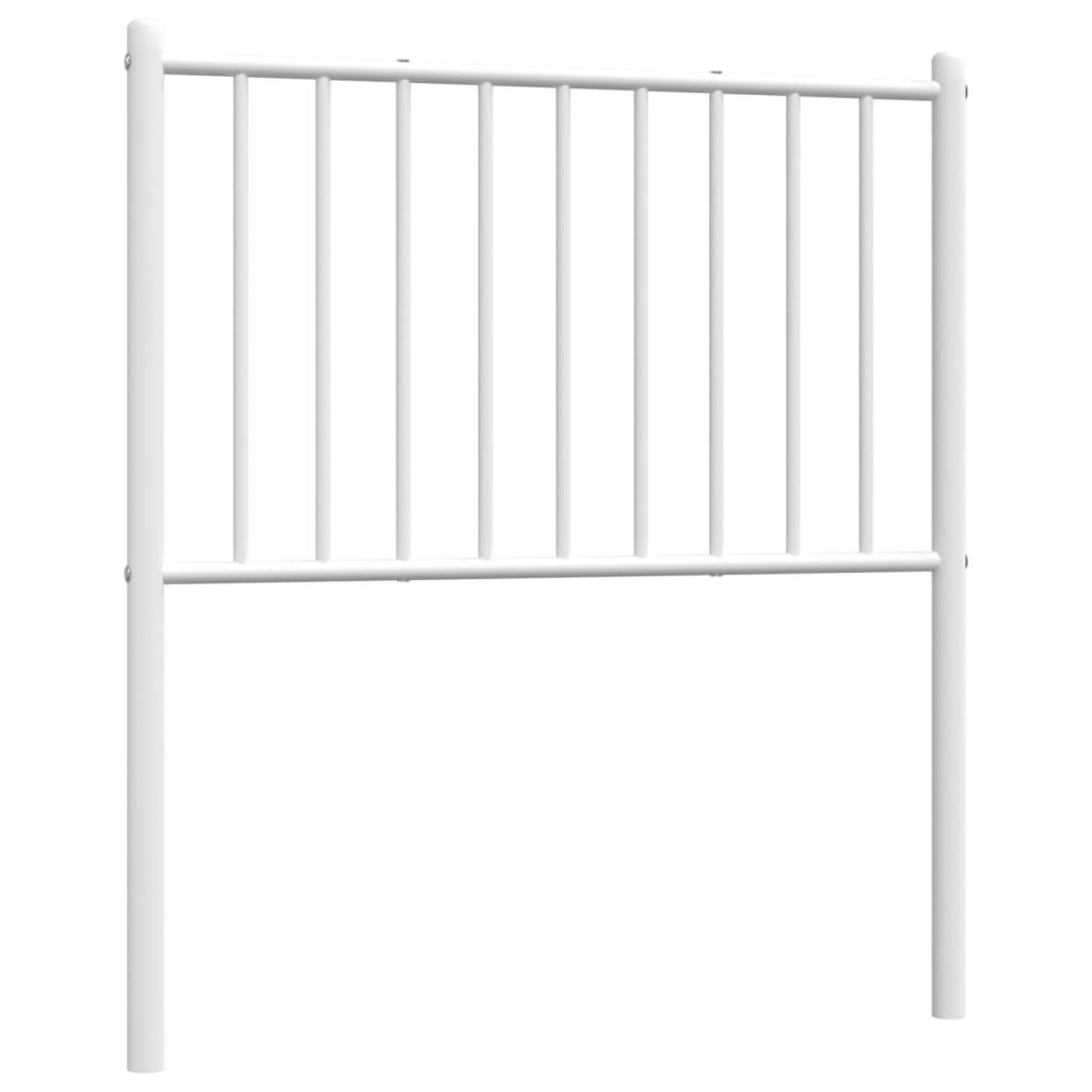 Tête de lit métal blanc 80 cm