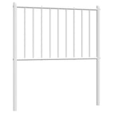 Tête de lit métal blanc 80 cm