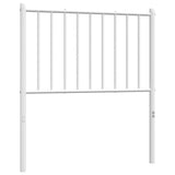 Tête de lit métal blanc 80 cm