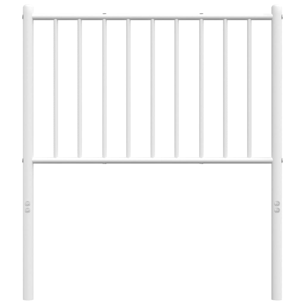 Tête de lit métal blanc 80 cm