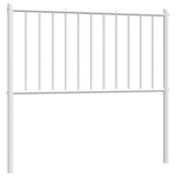 Tête de lit métal blanc 90 cm