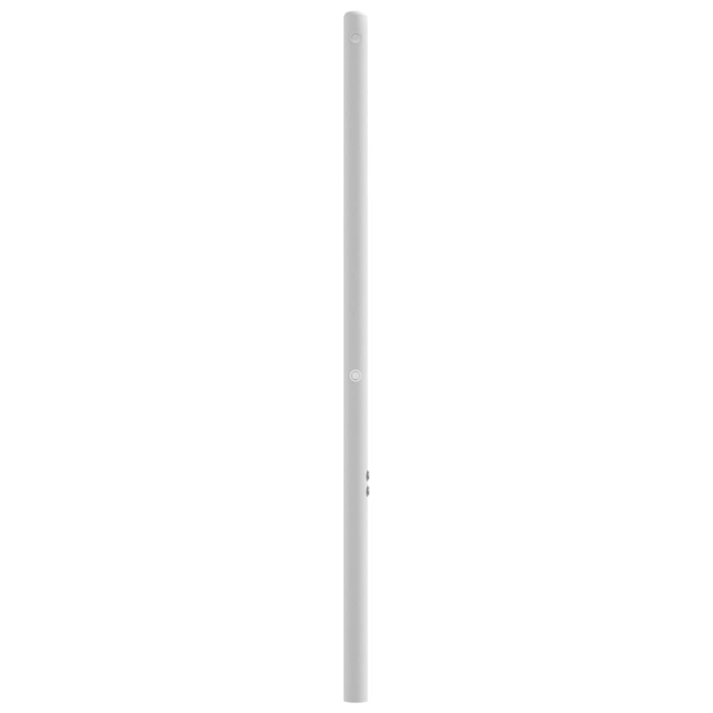 Tête de lit métal blanc 90 cm