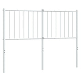 Tête de lit métal blanc 120 cm